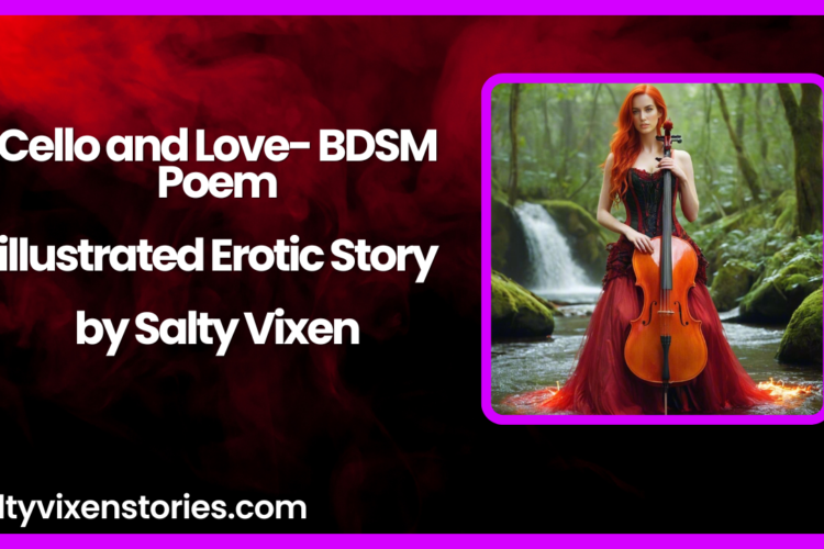 Cello and Love BDSM Poem illustrated Erotic Story by Salty Vixen