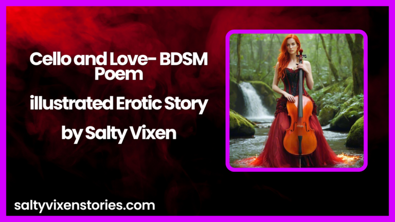 Cello and Love-BDSM Poem illustrated Erotic Story by Salty Vixen