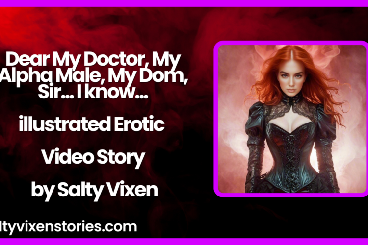 Dear My Doctor My Alpha Male My Dom Sir I know illustrated Erotic Video Story by Salty Vixen