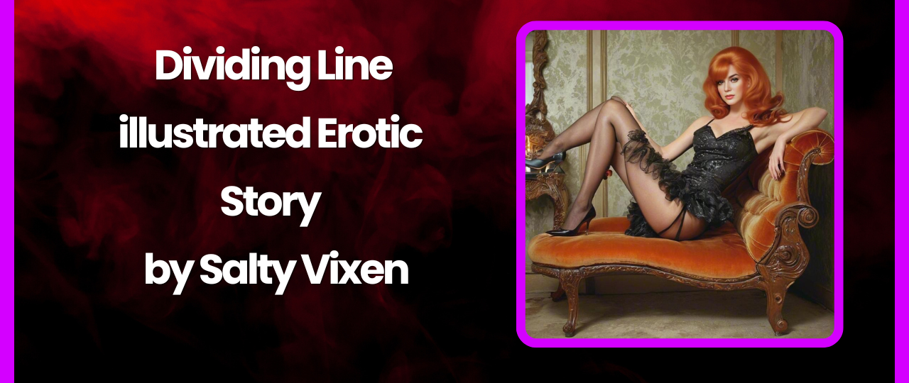 Dividing Line illustrated Erotic Story by Salty Vixen