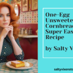 One Egg Unsweetened Cornbread Super Easy Recipe