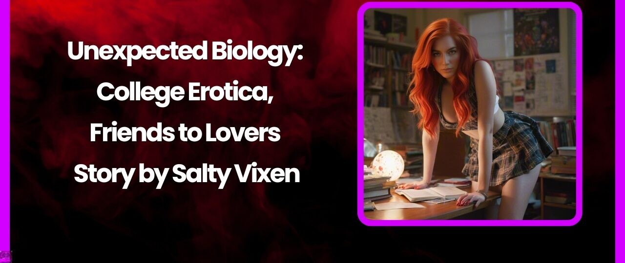 Unexpected Biology College Erotica Friends to Lovers Story by Salty Vixen
