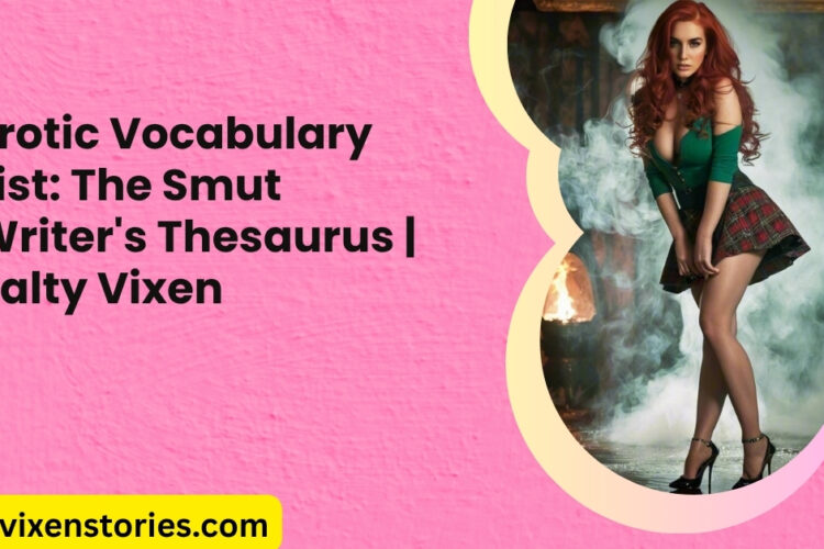 Erotic Vocabulary List The Smut Writers Thesaurus Salty Vixen