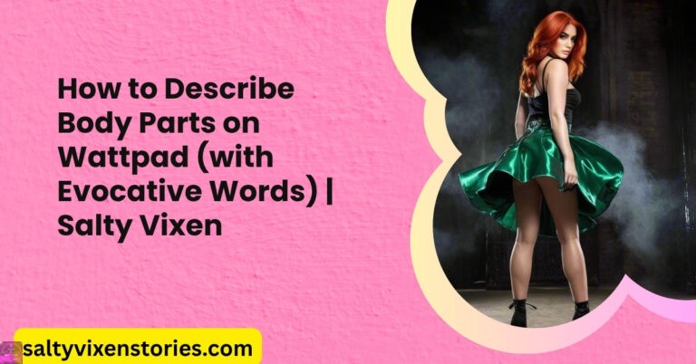 How to Describe Body Parts on Wattpad (with Evocative Words) | Salty Vixen