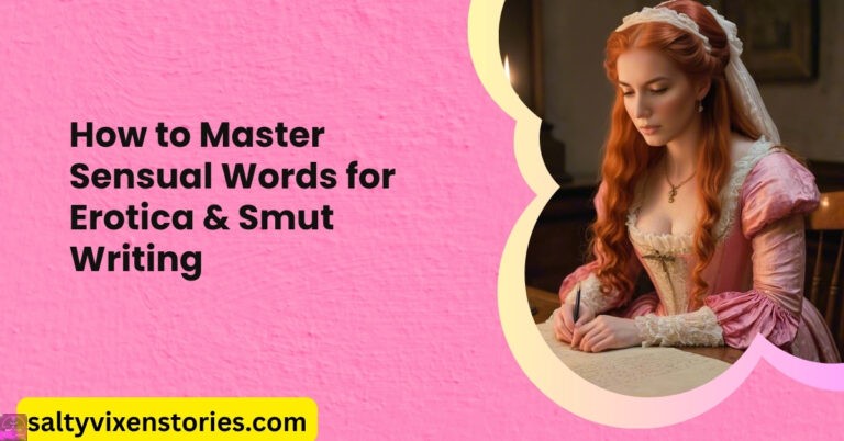 How to Master Sensual Words for Erotica & Smut Writing