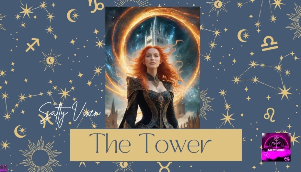 The Tower Tarot Card by Salty Vixen