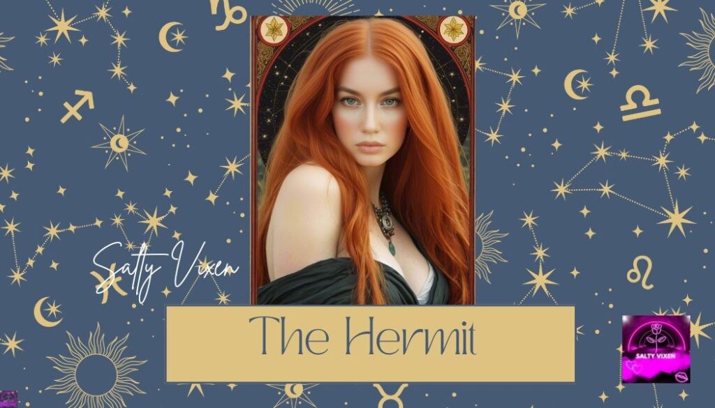 the Hermit tarot card Salty Vixen