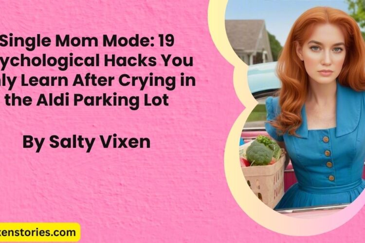 Single Mom Mode 19 Psychological Hacks You Only Learn After Crying in the Aldi Parking Lot