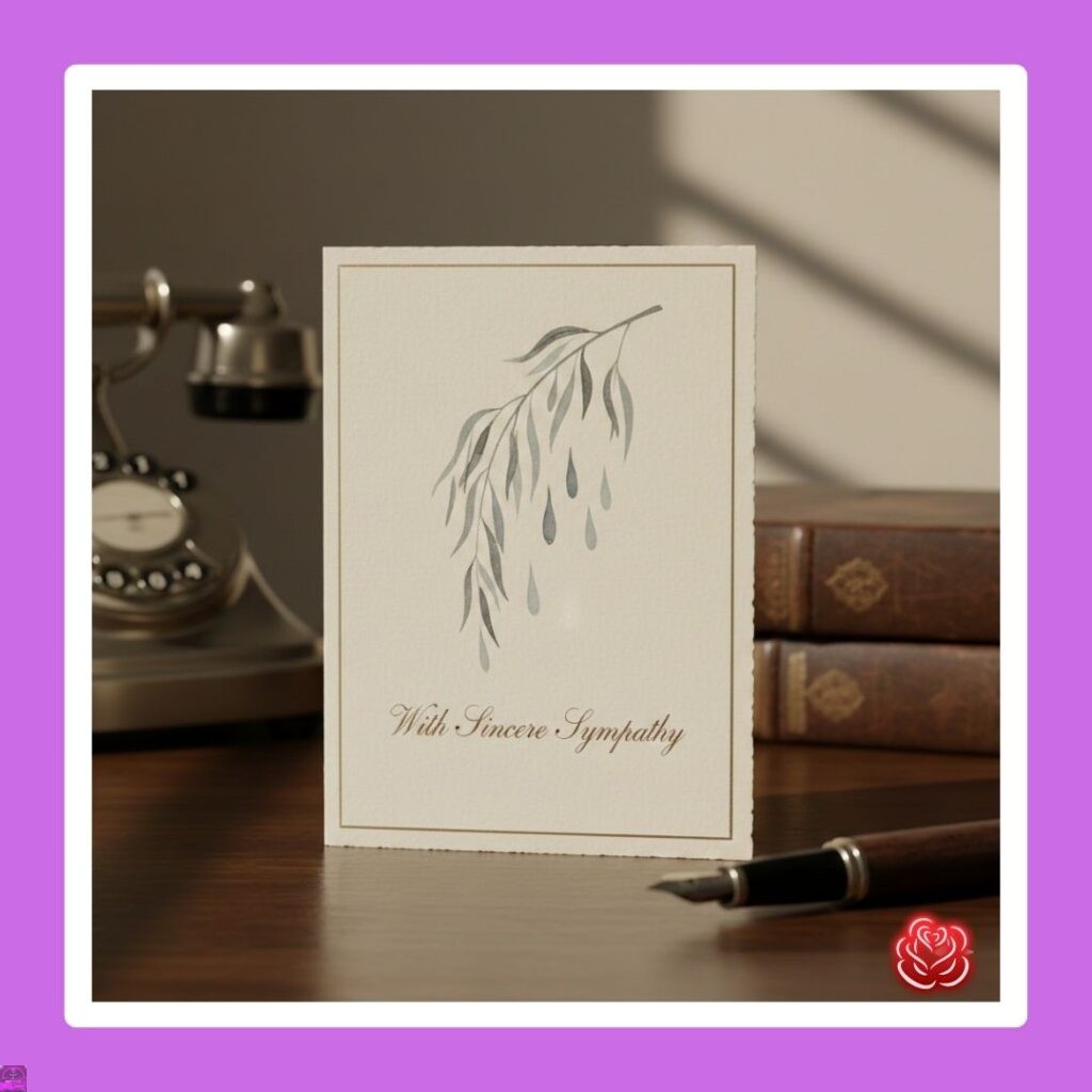 Sympathy Card Etiquette What to Write Never Say card