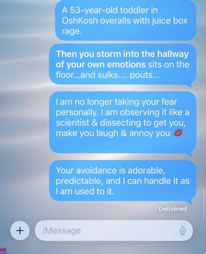 fearful avoidant tantrum