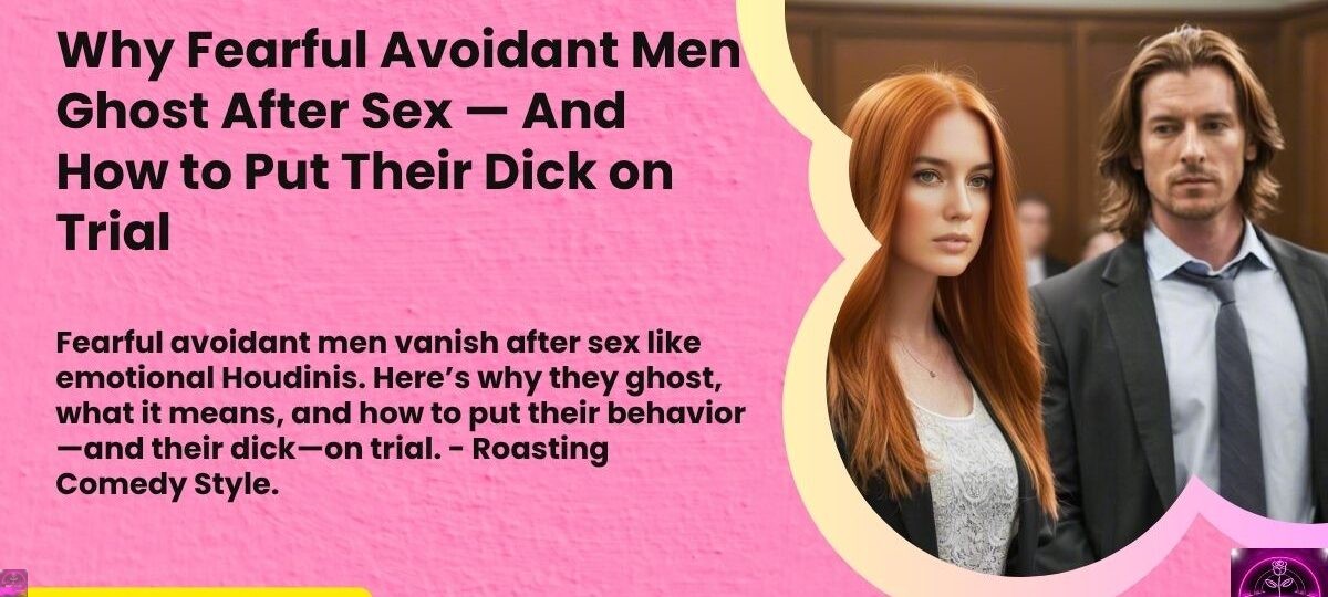 hy Fearful Avoidant Men Ghost After Sex — And How to Put Their Dick on Tria