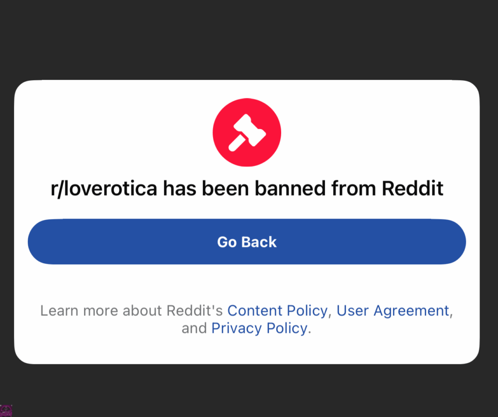 loverotica banned reddit funny