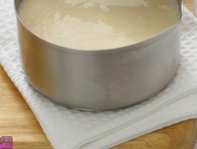 white cream sauce