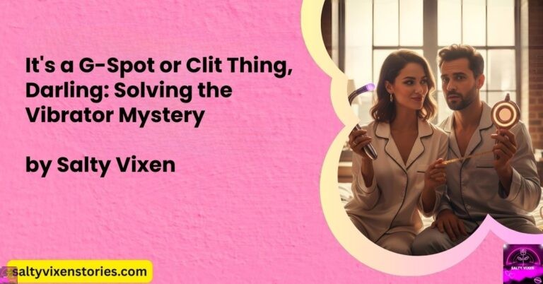 It’s a G-Spot or Clit Thing, Darling: Solving the Vibrator Mystery