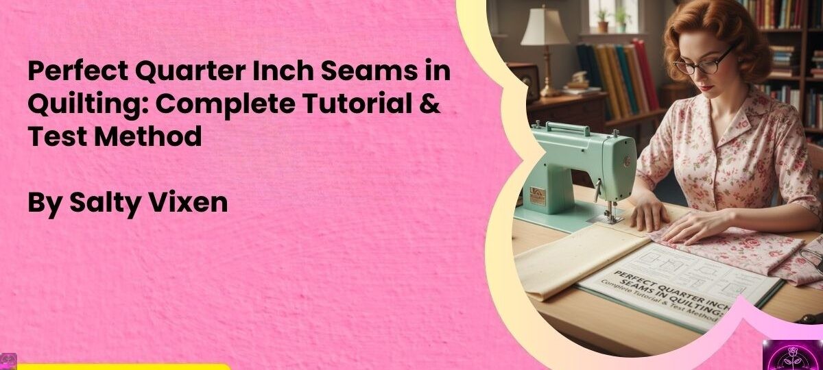 Perfect Quarter Inch Seams in Quilting Complete Tutorial Test Method