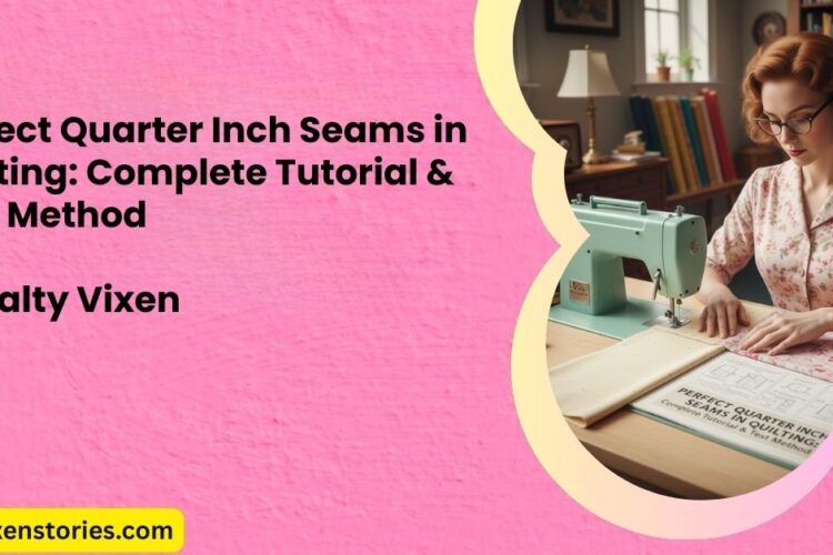 Perfect Quarter Inch Seams in Quilting Complete Tutorial Test Method