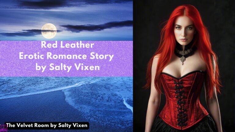 Red Leather-Erotic Romance Story by Salty Vixen