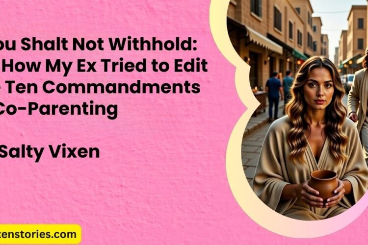 Thou Shalt Not Withhold Or How My Ex Tried to Edit the Ten Commandments of Co Parenting
