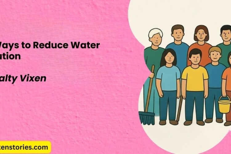 20 ways to reduce water pollution