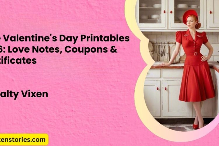 Free Valentines Day Printables 2026 Love Notes Coupons Certificates Salty Vixen