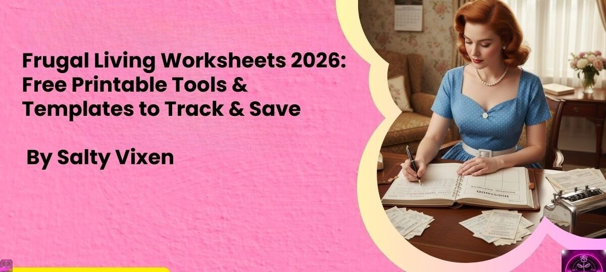 Frugal Living Worksheets 2026 Free Printable Tools Templates to Track Save