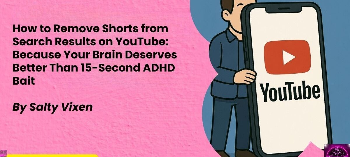 How to Remove Shorts from Search Results on YouTube Because Your Brain Deserves Better Than 15 Second ADHD Bait