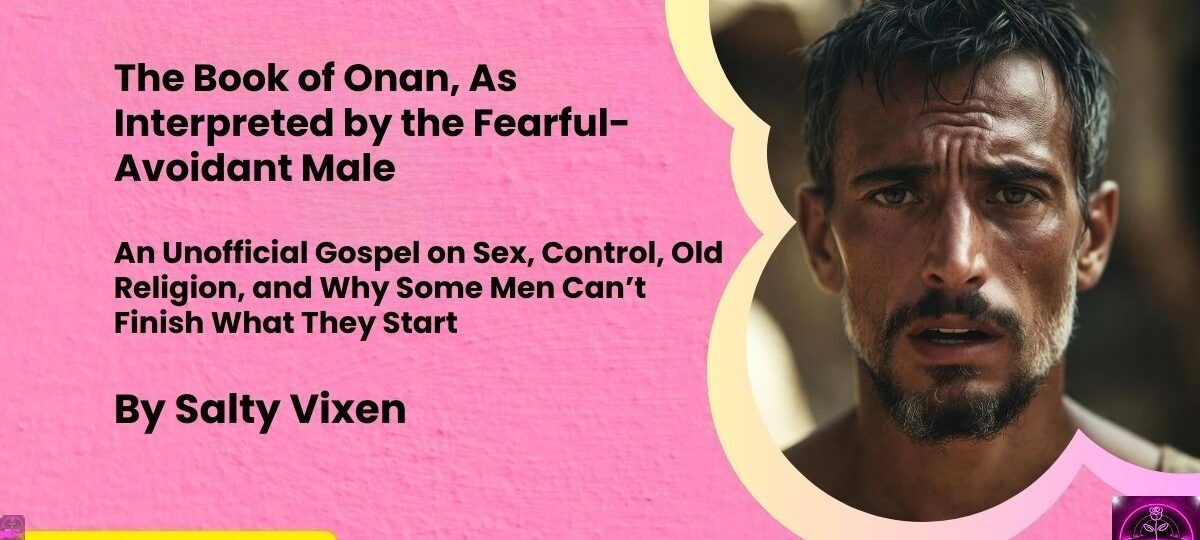 The Book of Onan As Interpreted by the Fearful Avoidant Male