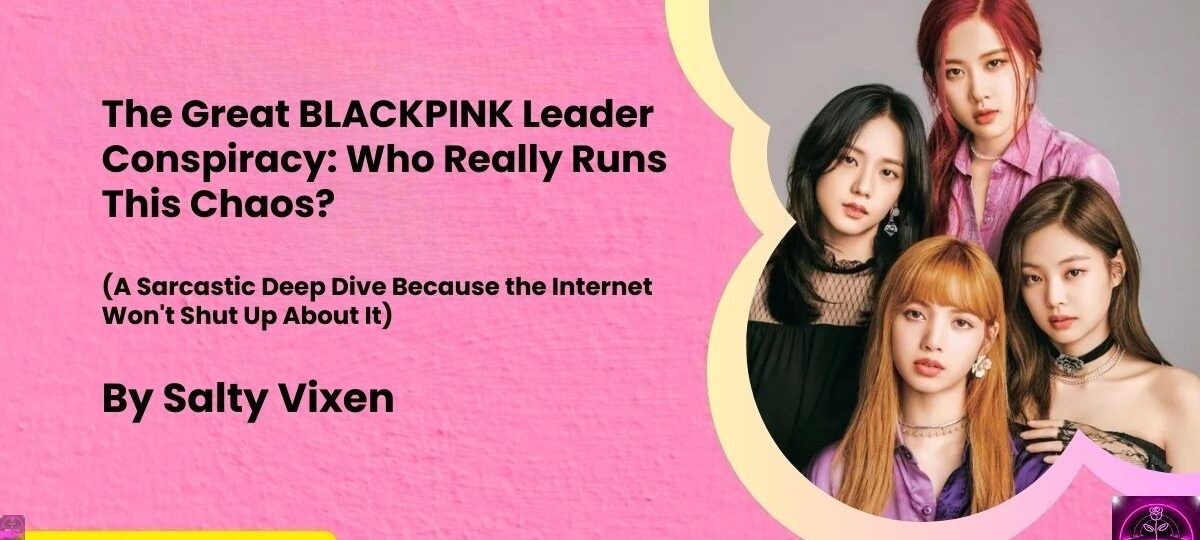 The Great BLACKPINK Leader Conspiracy Who Really Runs This Chaos