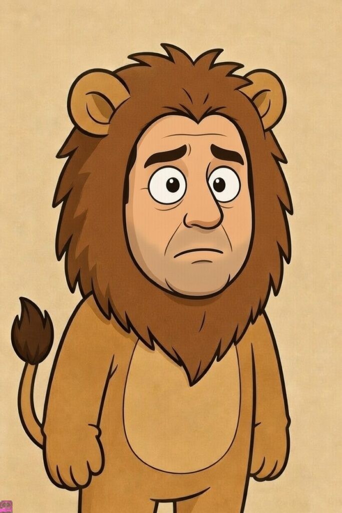 When the Fearful Avoidant Blocks You Google Says Childhood Trauma. Reality Says Cowardly Lion Energy. image