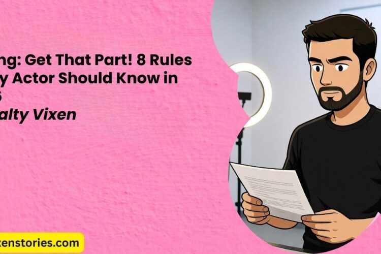 Acting Get That Part 8 Rules Every Actor Should Know in 2026