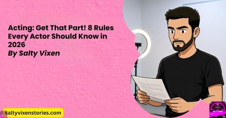 Acting: Get That Part! 8 Rules Every Actor Should Know in 2026