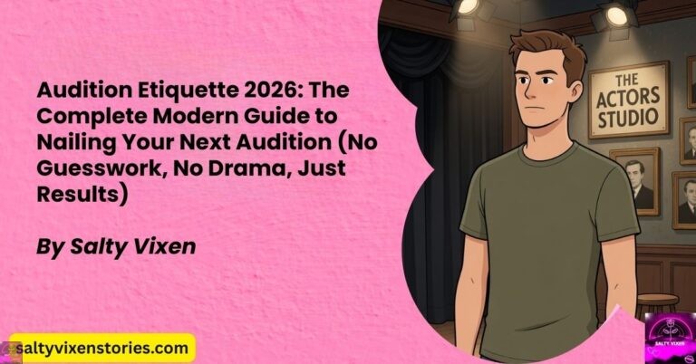 Audition Etiquette 2026: The Complete Modern Guide to Nailing Your Next Audition (No Guesswork, No Drama, Just Results)