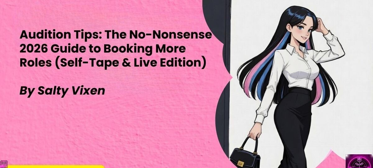 Audition Tips The No Nonsense 2026 Guide to Booking More Roles Self Tape Live Edition