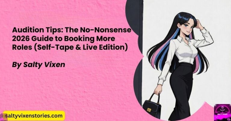 Audition Tips: The No-Nonsense 2026 Guide to Booking More Roles (Self-Tape & Live Edition)