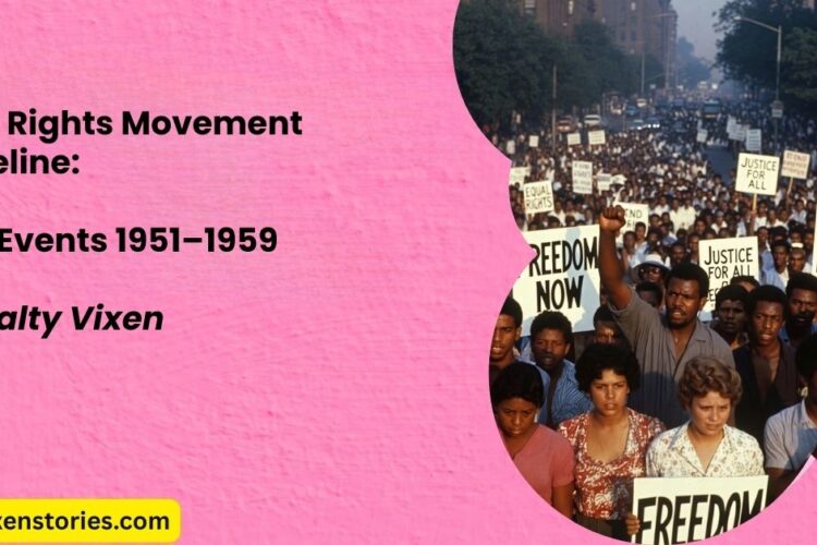 Civil Rights Movement Timeline Key Events 1951–1959