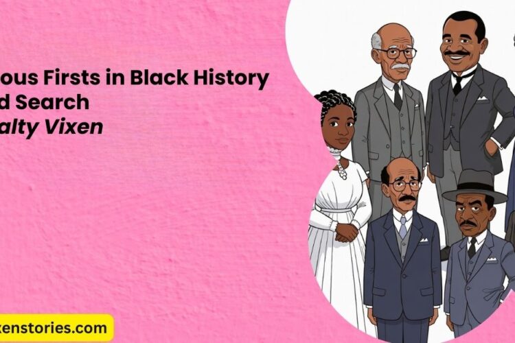 Famous Firsts in Black History Word Search