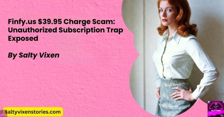 Finfy.us $39.95 Charge Scam: Unauthorized Subscription Trap Exposed