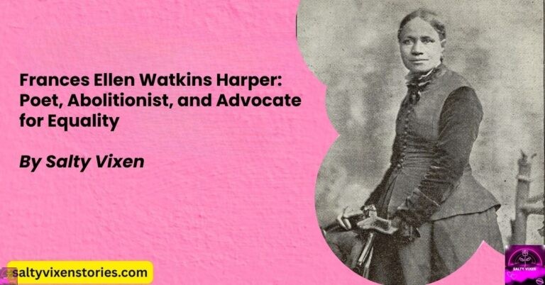 Frances Ellen Watkins Harper: Poet, Abolitionist, and Advocate for Equality