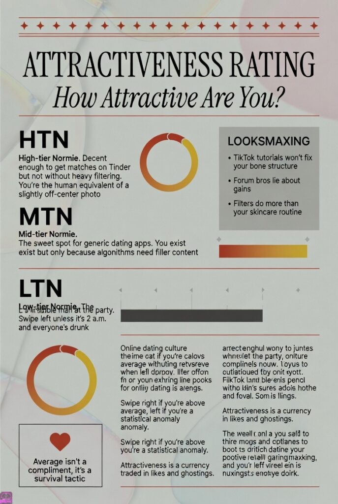HTN MTN LTN Looksmaxxing Attractiveness Ratings Explained The Internets Obsessive Little Face Rating Cult And Why Its Equal Parts Hilarious and Exhausting photo