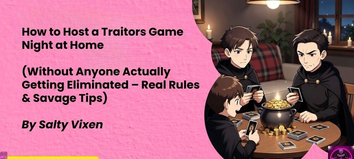 How to Host a Traitors Game Night at Home Without Anyone Actually Getting Eliminated – Real Rules Savage Tips