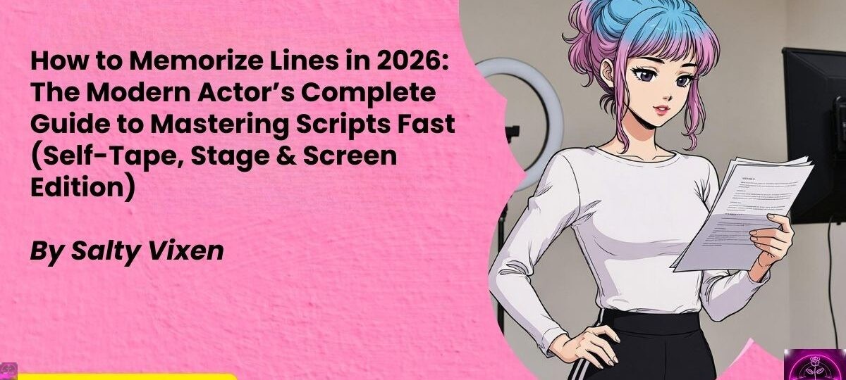 How to Memorize Lines in 2026 The Modern Actors Complete Guide to Mastering Scripts Fast Self Tape Stage Screen Edition