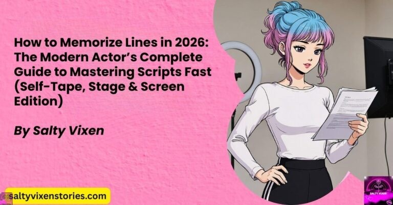 How to Memorize Lines in 2026: The Modern Actor’s Complete Guide to Mastering Scripts Fast (Self-Tape, Stage & Screen Edition)