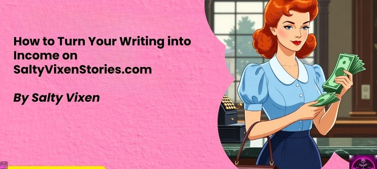 How to Turn Your Writing into Income on SaltyVixenStories.com
