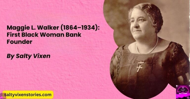 Maggie L. Walker (1864–1934): First Black Woman Bank Founder