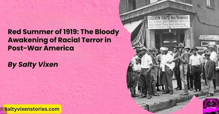 Red Summer of 1919: The Bloody Awakening of Racial Terror in Post-War America
