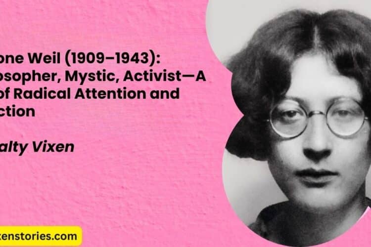 Simone Weil 1909–1943 Philosopher Mystic Activist—A Life of Radical Attention and Affliction