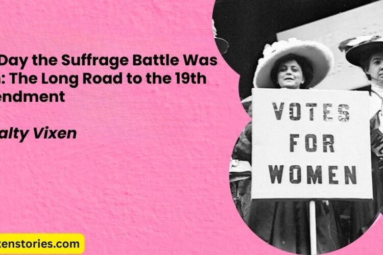 The Day the Suffrage Battle Was Won The Long Road to the 19th Amendment