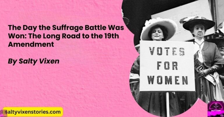 The Day the Suffrage Battle Was Won: The Long Road to the 19th Amendment