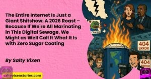 The Entire Internet Is Just a Giant Shitshow: A 2026 Roast – Because If We’re All Marinating in This Digital Sewage, We Might as Well Call It What It Is with Zero Sugar Coating