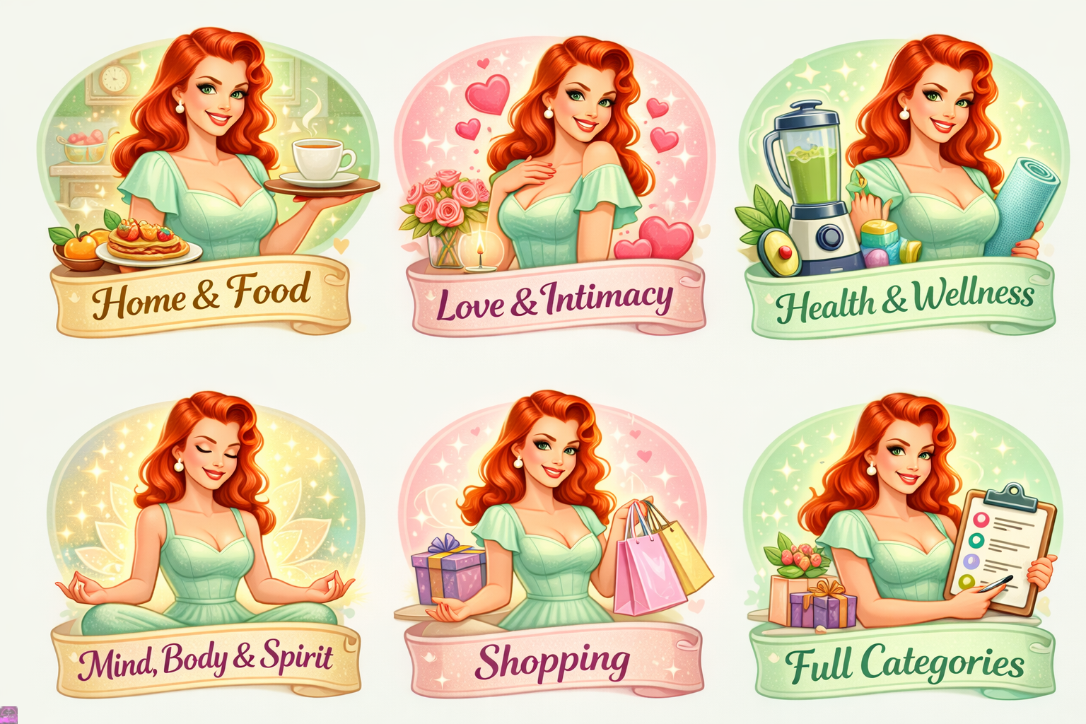 Salty Vixen Categories